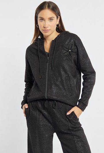 Rozpinana bluza z kapturem