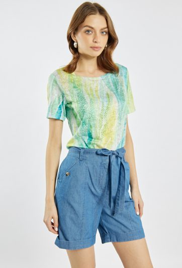 T-shirt w pastelowych odcieniach