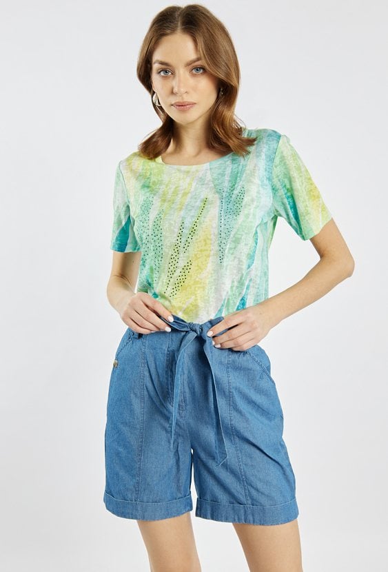 T-shirt w pastelowych odcieniach