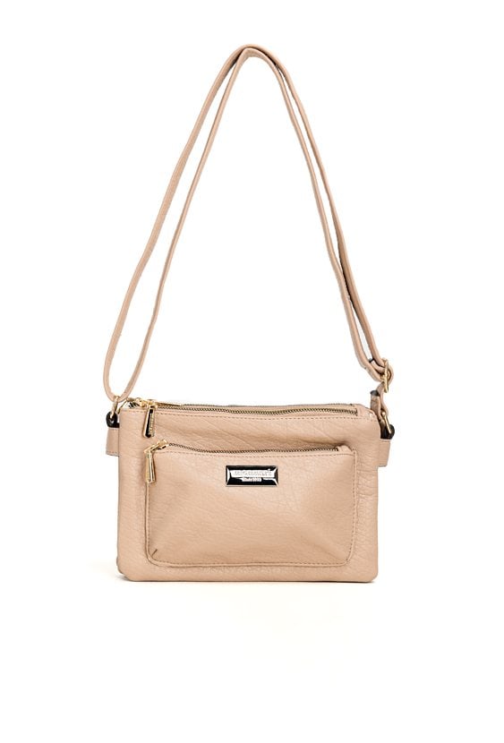 Trzykomorowa torba damska