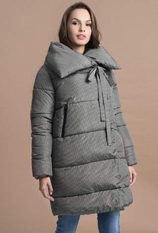 Kurtka w drobna krateczkę