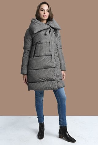 Kurtka w drobna krateczkę