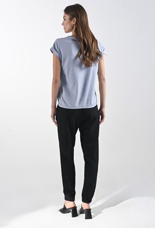 Długie spodnie z dodatkiem wiskozy