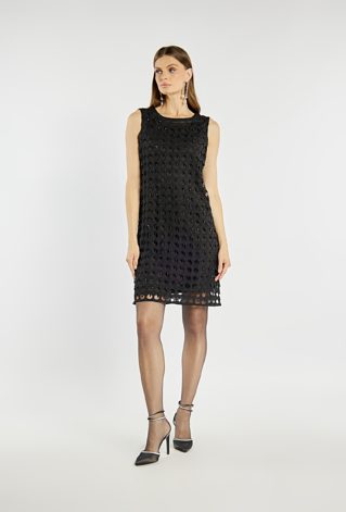 Sukienka mini z koralikami