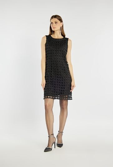 Sukienka mini z koralikami