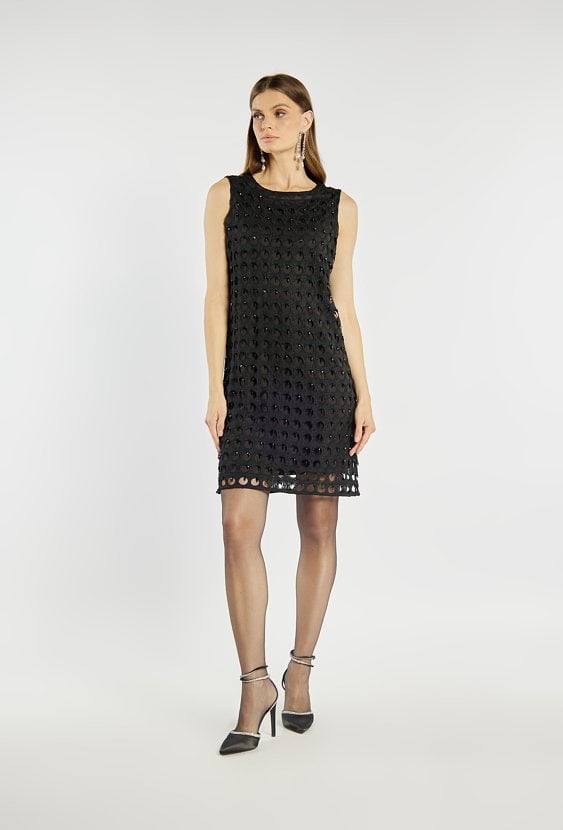 Sukienka mini z koralikami