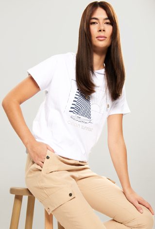 Materiałowe spodnie damskie