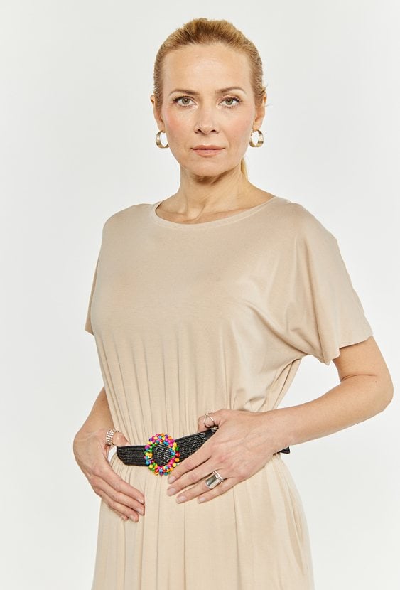 Sukienka damska z paskiem