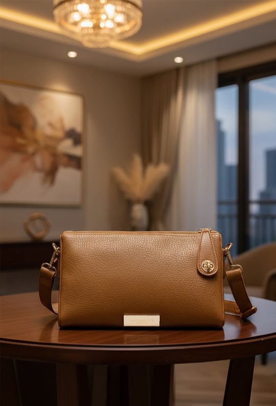 Torebka z odpinanym paskiem