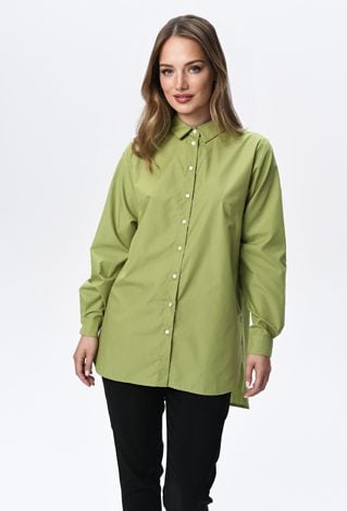 Zielona bawełniana koszula