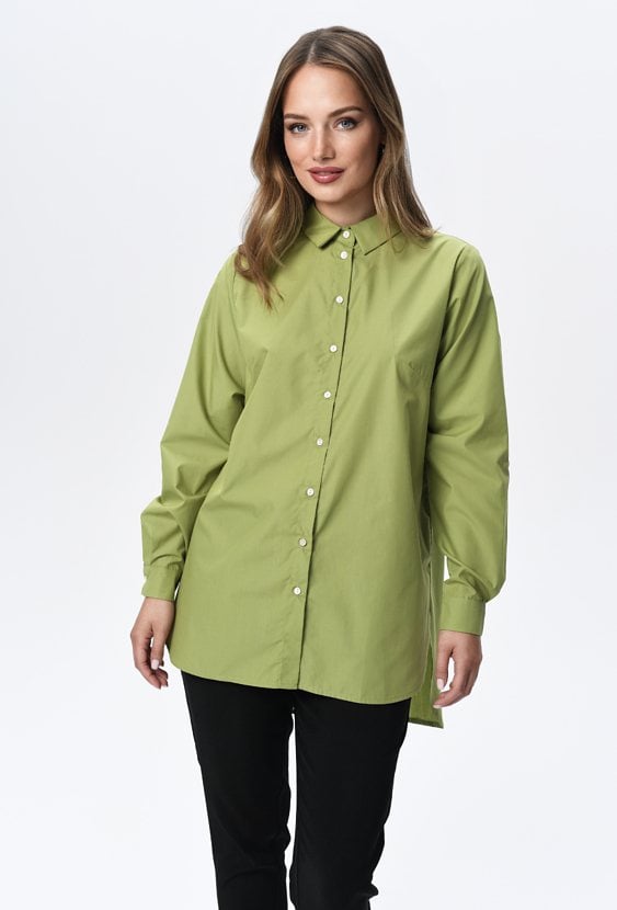 Zielona bawełniana koszula