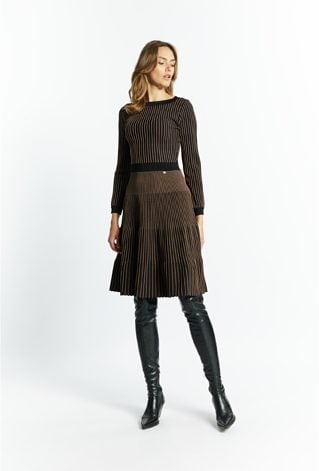 Sukienka damska prążkowana