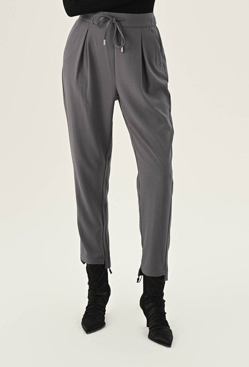 Szare spodnie z wiskozą