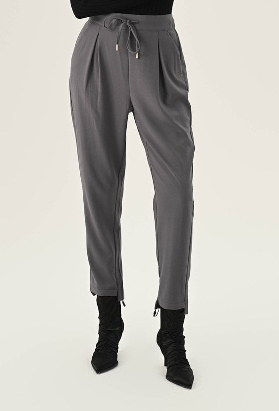 Szare spodnie z wiskozą