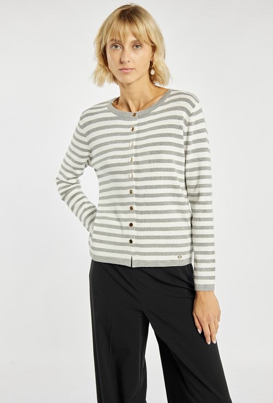 Klasyczny sweter w paski