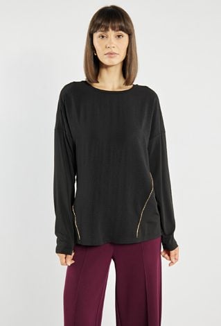 Bluzka damska o luźnym fasonie