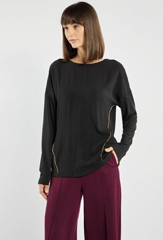 Bluzka damska o luźnym fasonie