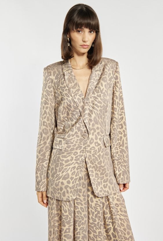 Elegancka marynarka z wzorem