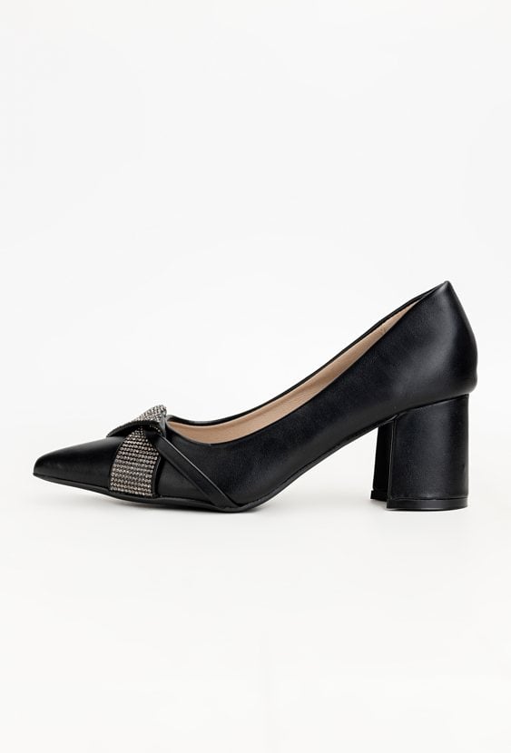 Czarne czółenka MAGNIFICO