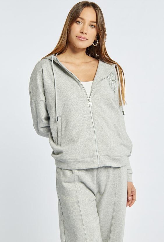 Rozpinana bluza z kapturem