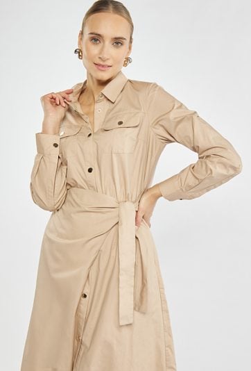 Sukienka o koszulowym kroju