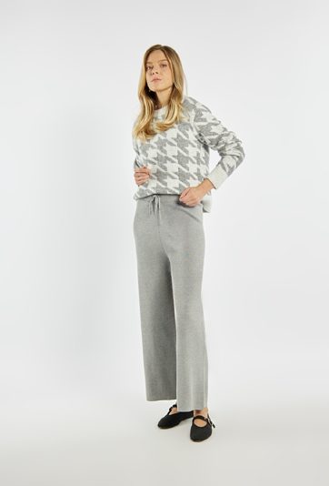 Spodnie damskie z wiązaniem