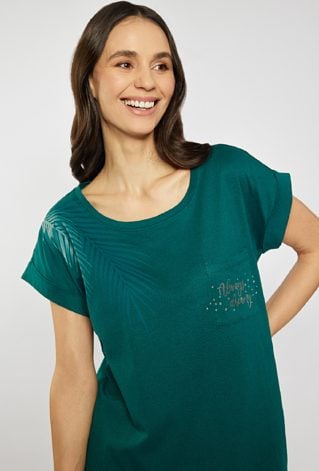 Bluzka od piżamy z wzorem