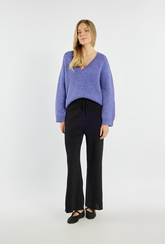 Spodnie damskie z wiązaniem