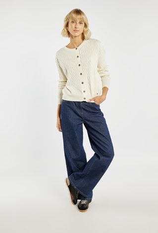 Rozpinany sweter z wiskozą