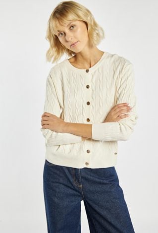 Rozpinany sweter z wiskozą