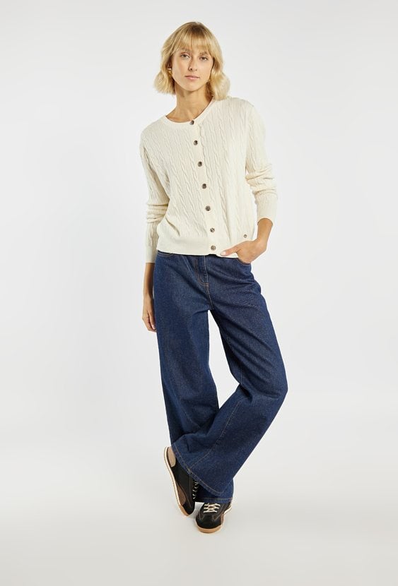 Rozpinany sweter z wiskozą