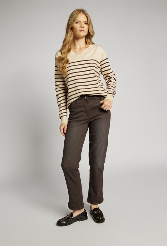 Sweter w paski
