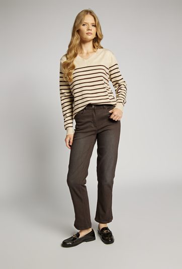 Sweter w paski