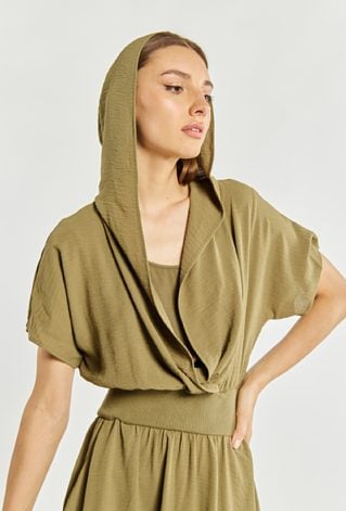 Sukienka damska z kapturem