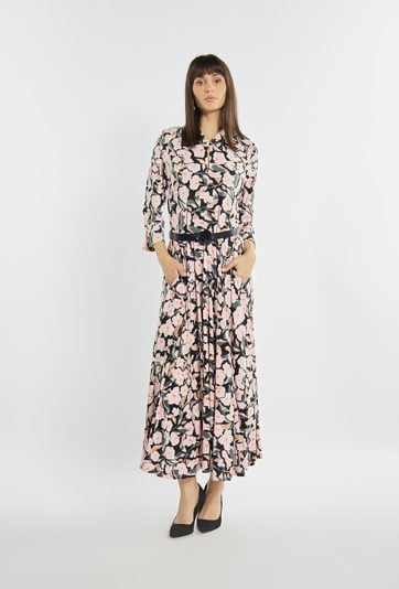 Kwiatowa sukienka maxi