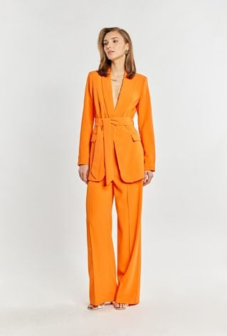 Marynarka damska z wiązaniem