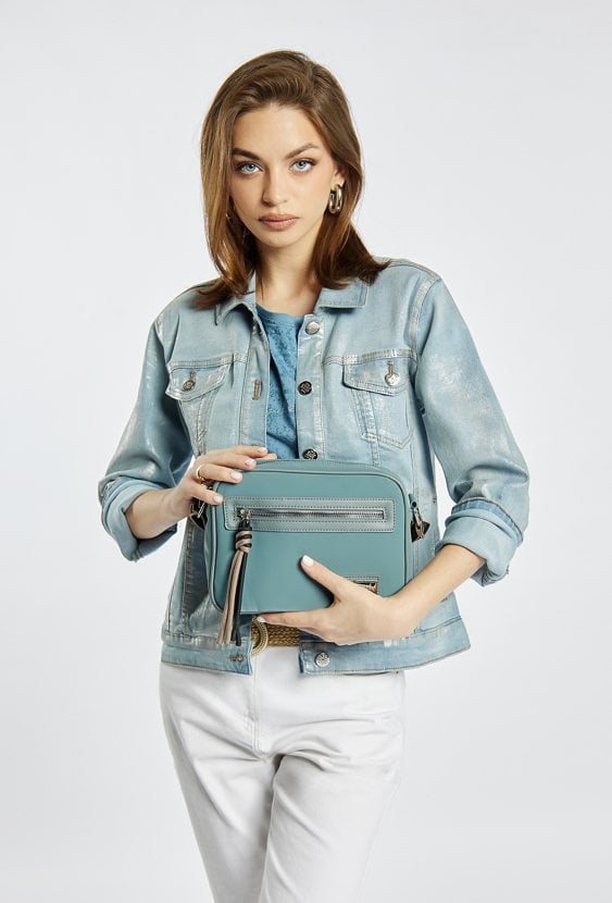 Dwukomorowa torebka damska