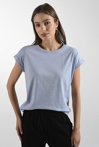 Bawełniany t-shirt z gumką