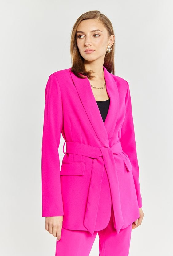 Marynarka damska z wiązaniem