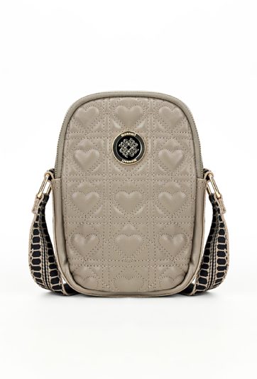 Torebka dwukomorowa na telefon