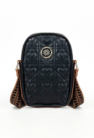 Torebka dwukomorowa na telefon