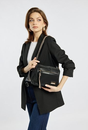 Dwukomorowa torebka damska