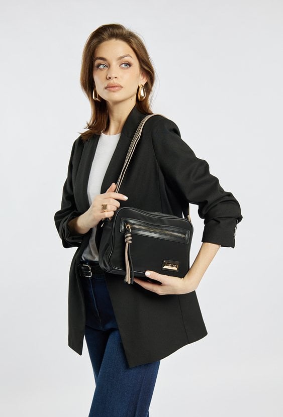 Dwukomorowa torebka damska