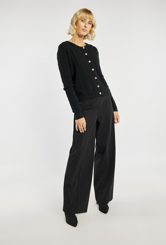 Rozpinany sweter z wiskozą