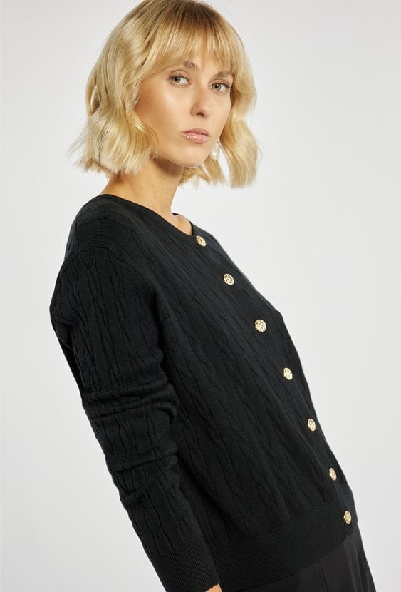 Rozpinany sweter z wiskozą