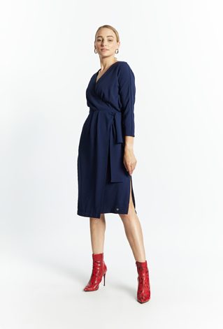 Kopertowa sukienka damska