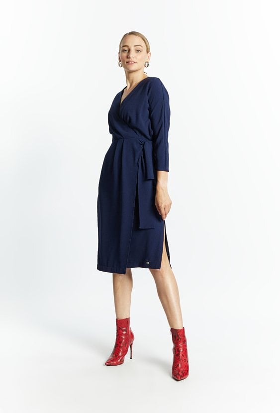 Kopertowa sukienka damska