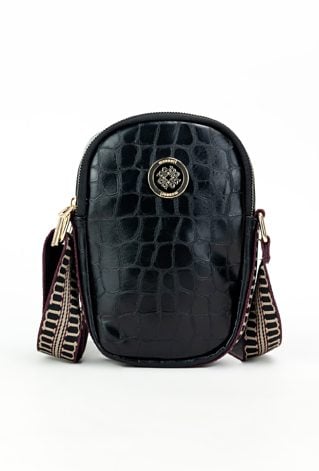 Torebka dwukomorowa na telefon