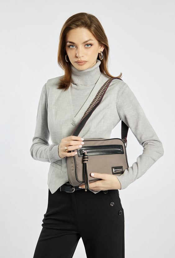 Dwukomorowa torebka damska