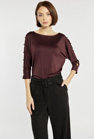 Elegancka bluzka z rozcięciami